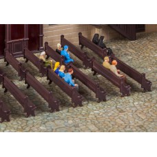 180989 - Church Benches 7 pieces