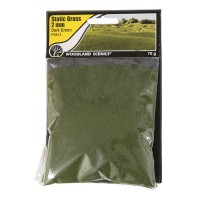 2mm Static Grass Dark Green