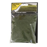 12 mm Static Grass Dark Green